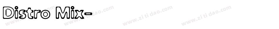Distro Mix字体转换